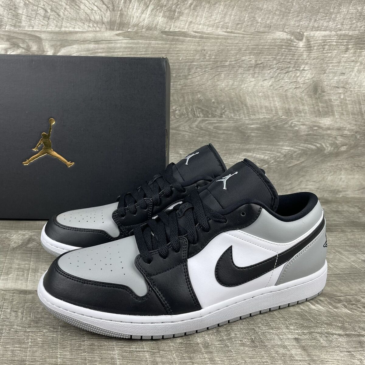 Nike Air Jordan 1 Low Shadow Toe Men's Size 11 Grey Black Nike Air Jordan 1 Low Shadow Toe Men's Size 11 Grey Black