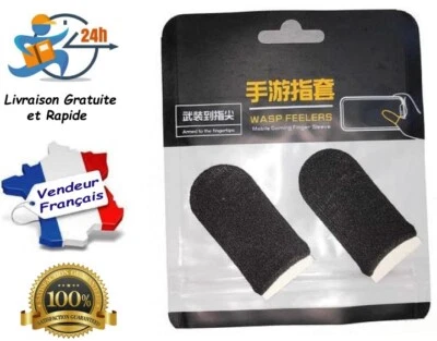 Manchon de Doigt Wasp Feelers Résistant à la Sueur Pour Écran Tactile de Jeu