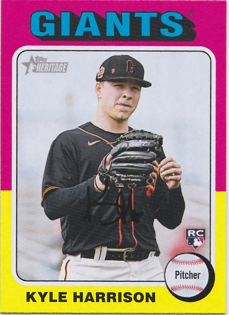 2024 Topps Heritage - Rookies #324 Kyle Harrison (RC)