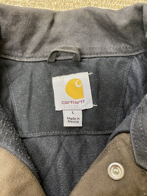 Vintage Carhartt Detroit Work Jacket Dark Brown Made in Vintage Carhartt Detroit Work Jacket Dark Brown Made in