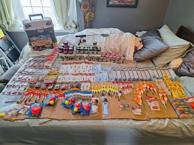 Very Large Lot Of Fishing Gear, Hooks, Tackle, Iures, Floats Total