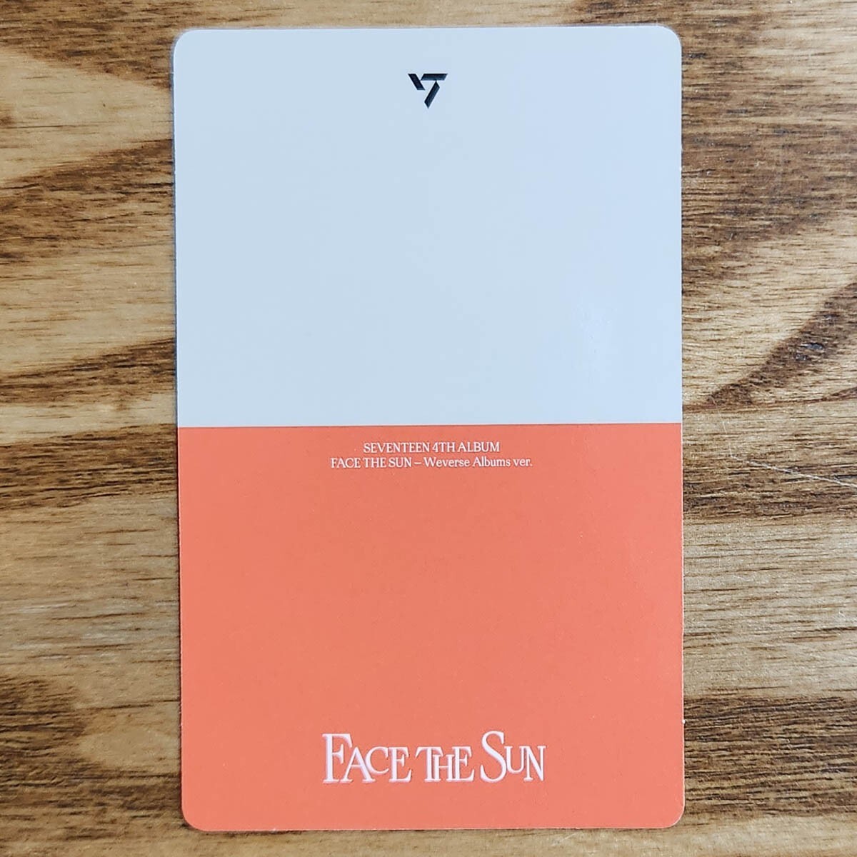 Joshua Official Photocard Seventeen 4th Album Repackage Sector 17