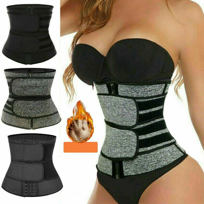 Waist Trainer Cincher Trimmer Sweat Belt Slim Body Shaper Sauna