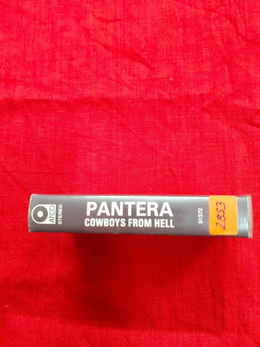 Pantera Cowboys From Hell Rare Orig Cassette Tape India Indian