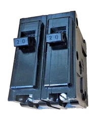I-T-E QP2-B020, 2 POLE, 20 AMP, 120/240V, PLUG IN CIRCUIT BREAKER, TYPE EQ-P