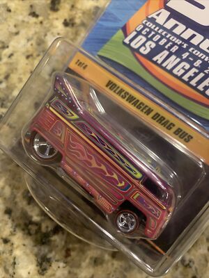 2017 Hot Wheels 31st Convention LA Volkswagen Drag Bus VW #1125 | eBay