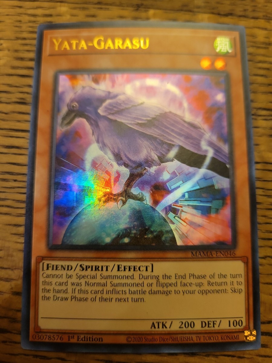 Yata Garasu 1st Edition Yugioh Card - Holographic Ultra Rare EX Konami |  eBay
