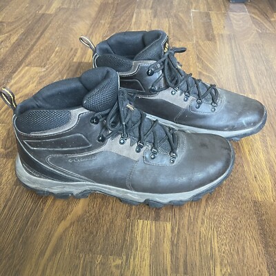 Columbia Men Brown Newton Ridge Plus II BM3970-231 Waterproof Hiking Boots  Sz 15