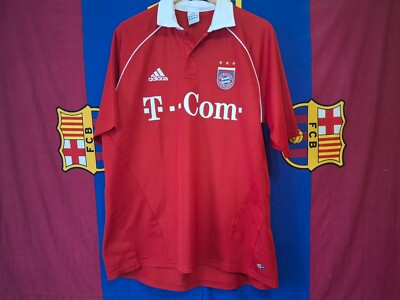 BAYERN MUNICH 2005 2006 HOME FOOTBALL SHIRT SOCCER JERSEY ADIDAS 565117 sz L