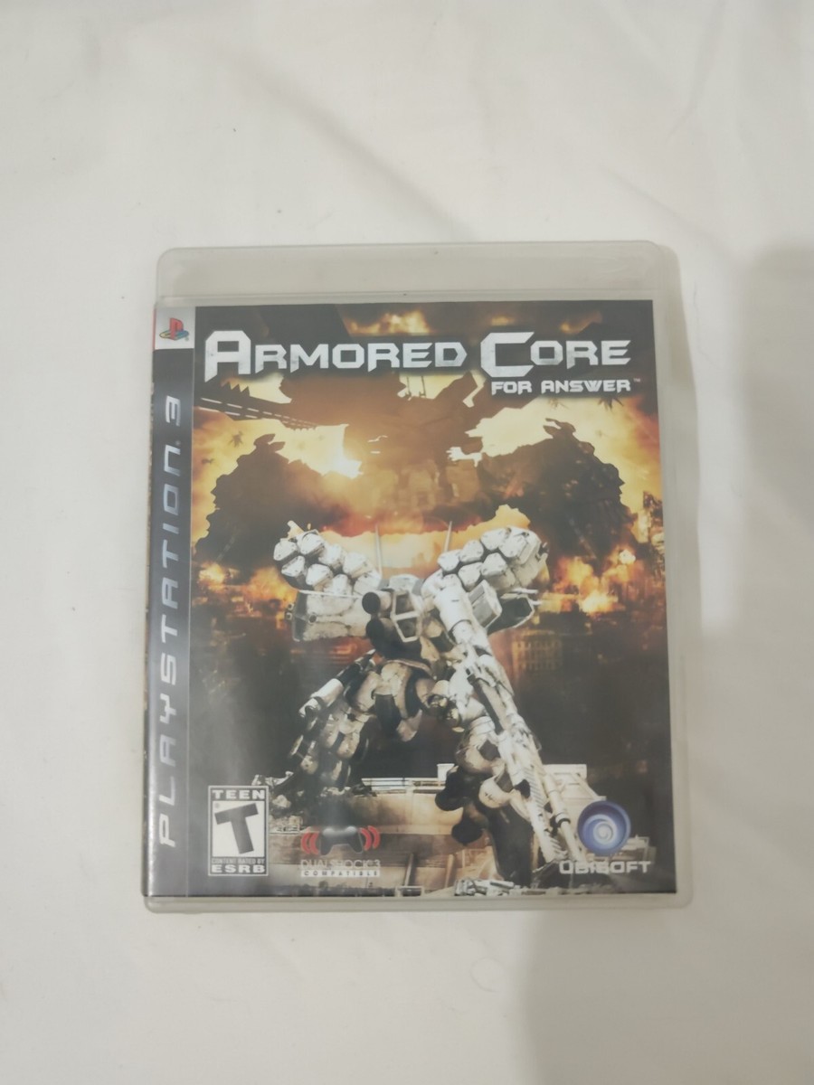 Armored Core: For Answer (Sony PlayStation 3, 2008) for sale