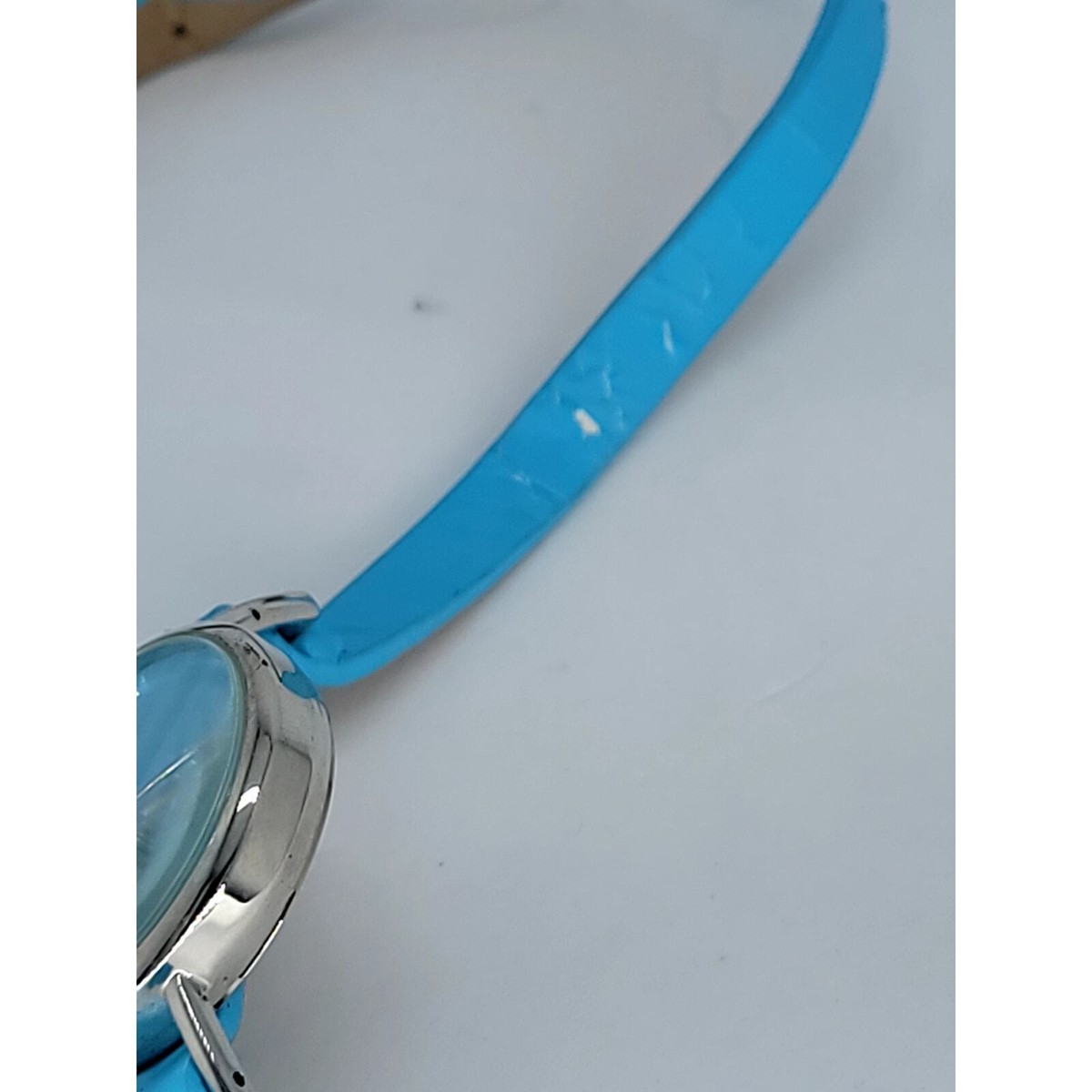 Sleek Blue Minimalist Watch with Matching Strap | eBay display picture 1