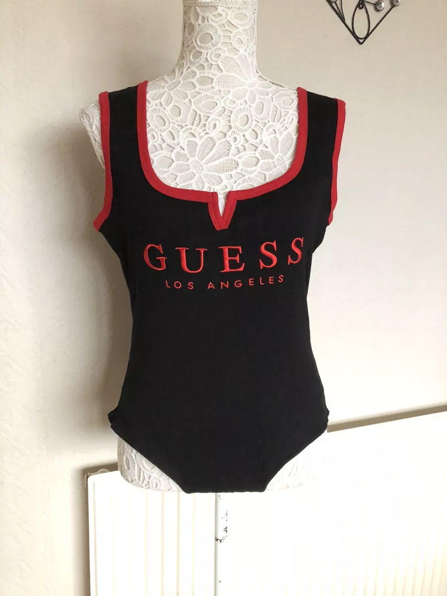Guess red best sale bodysuit