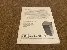 HIFIB3 ADVERT 11X8 IMF MONITOR TLS 80 SPEAKERS