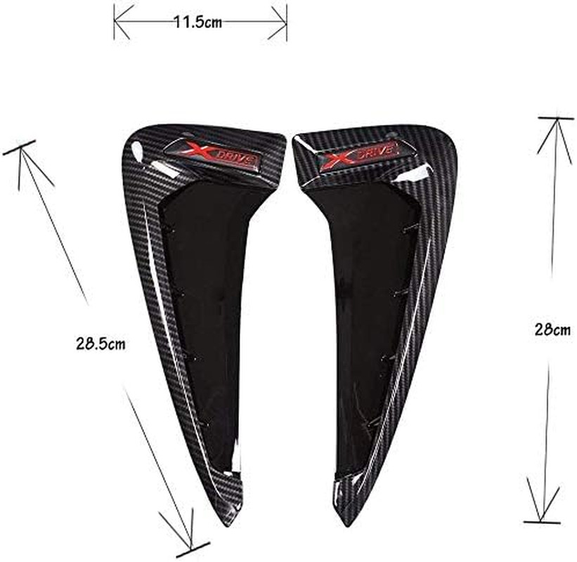 ABS Xdrive - Griglia Di pinne in Fibra Di Carbonio Decorazione Laterale per Bo