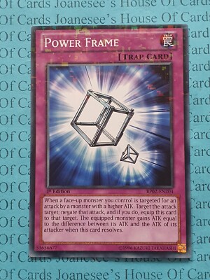Power Frame BP02-DE204 Mosaic Rare Yu-Gi-Oh Karte 1. Auflage Neu