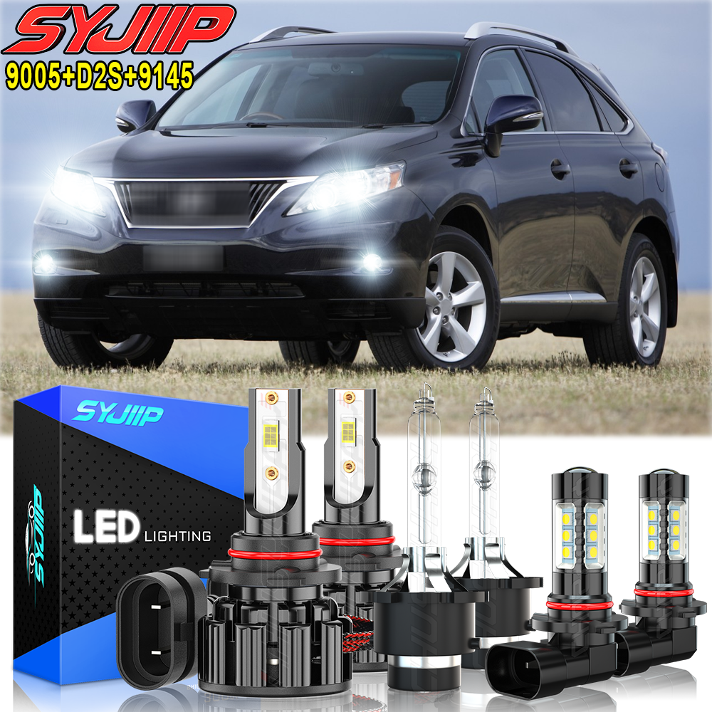 For Lexus RX350 2007 2008 2009 Front LED&HID Headlight Hi-Low LED