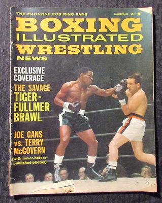 1963 Jan BOXING ILLUSTRATED Magazine G/VG 3.0 Tiger vs Fullmer