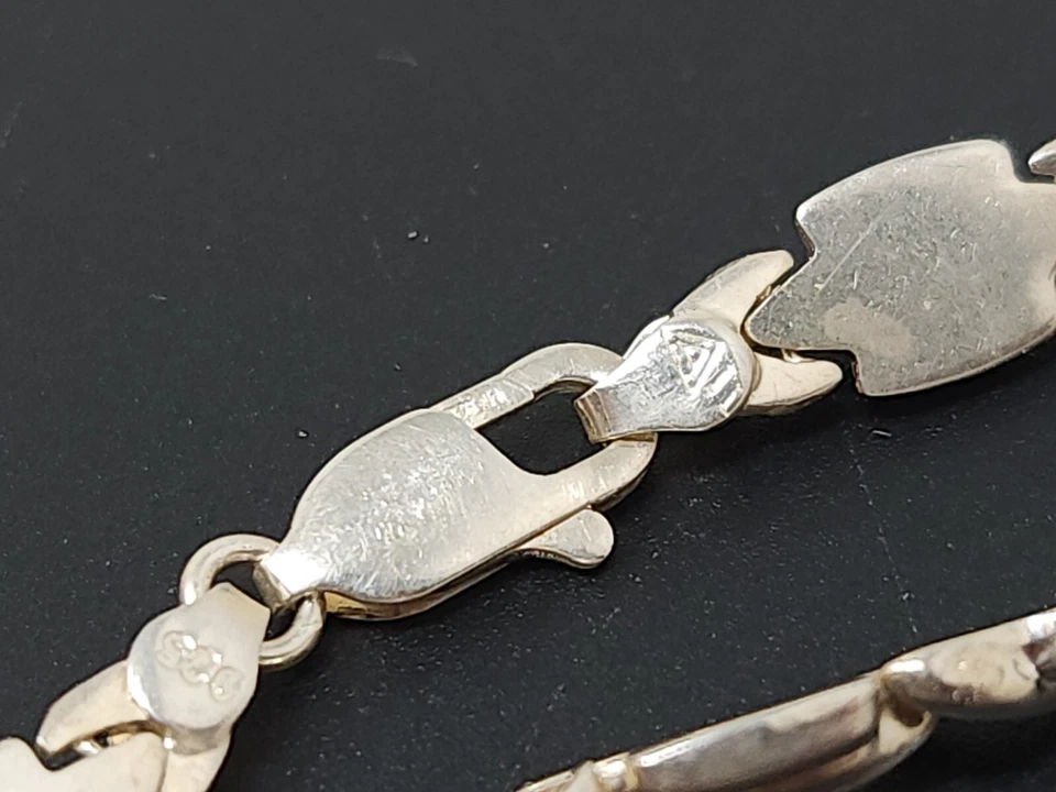 Brazalete de eslabones de tenis vintage Silpada de plata de ley de 7" Foto 3 de 4