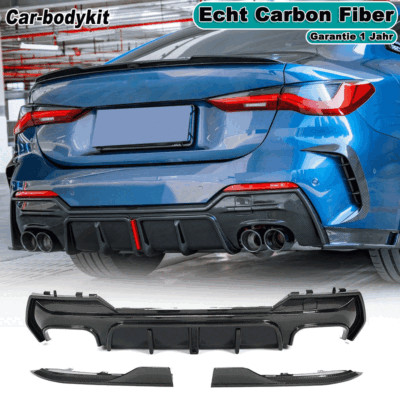 Carbon Fiber Rear Diffuser Diffuser Bumpers Rear Lip For Bmw 4 Series G22 G23 M Package