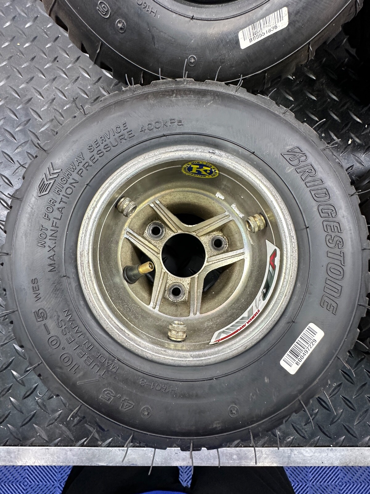 Shifter Kart Wheels with Rain Tires eBay