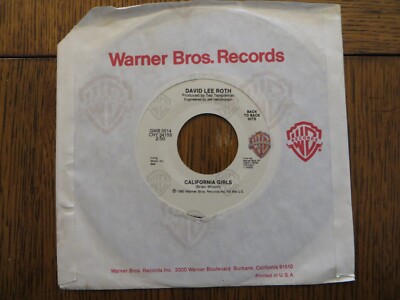 David Lee Roth   California Girls / Just A Gigolo - 1985 GWB 0514 7'' Single VG+