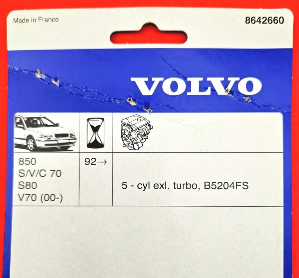 5x Bujías originales Volvo 850, 960, C70, S40, S60, S70 S80 S90 V40 - 8642660 Foto 3 de 4