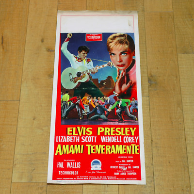 AMAMI TENERAMENTE locandina poster affiche Elvis Presley Kanter Loving You K8