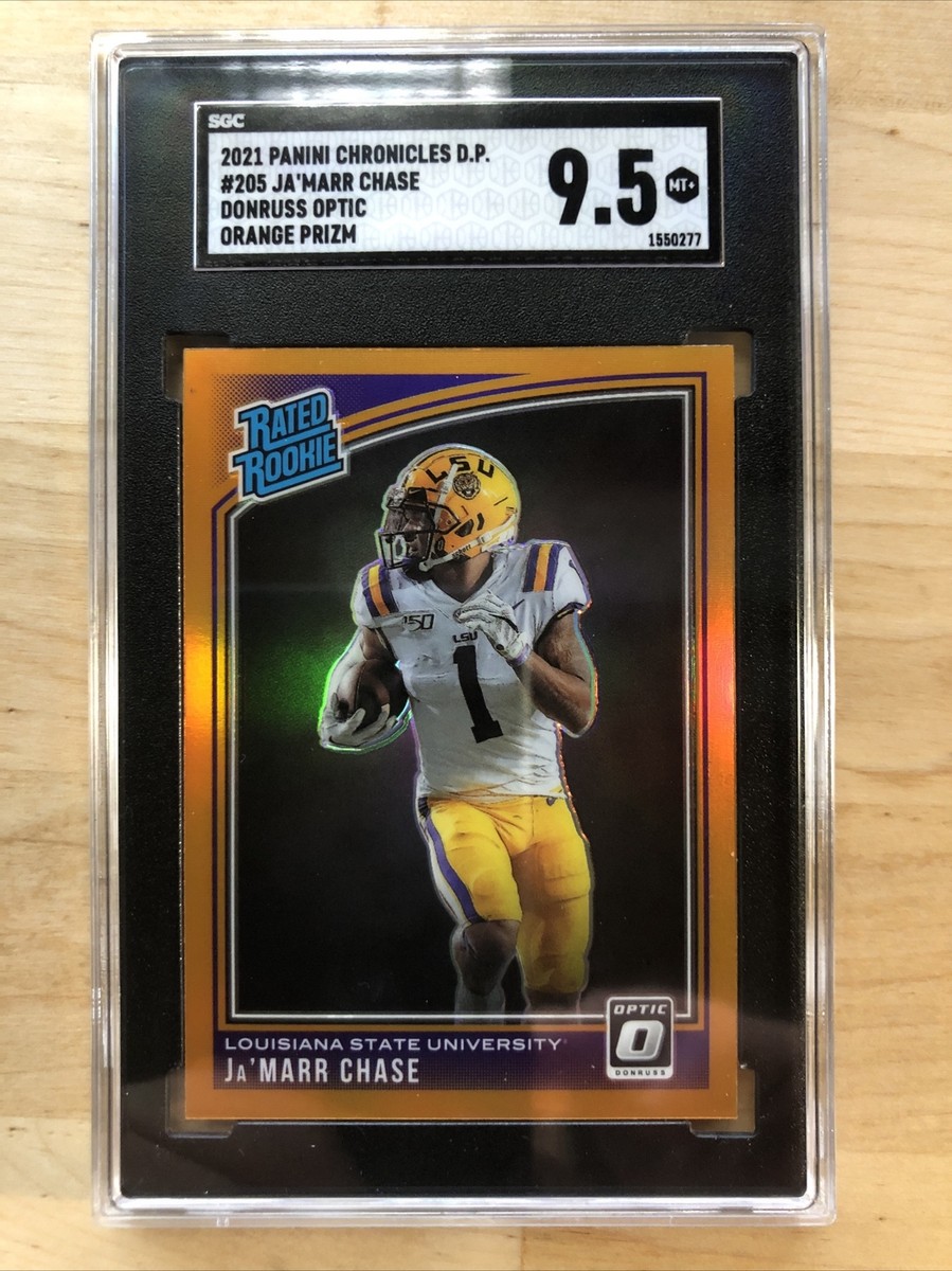 2021 Chronicles Optic DP Jamarr Chase Orange Rated Rookie Prizm