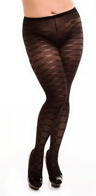Glamory Dune 70 blickdichte Strumpfhose mit Argyle-Muster - bis Größe 58, 50540