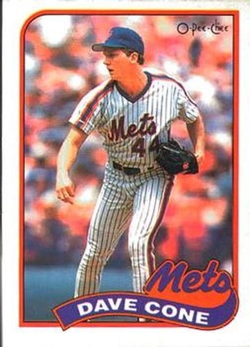 #384 David Cone - New York Mets - 1989 O-Pee-Chee Baseball