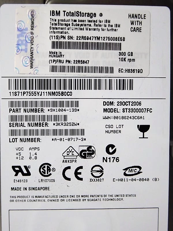 USED IBM 22R5947 TotalStorage Fiber Channel Drive - Image 4 of 4