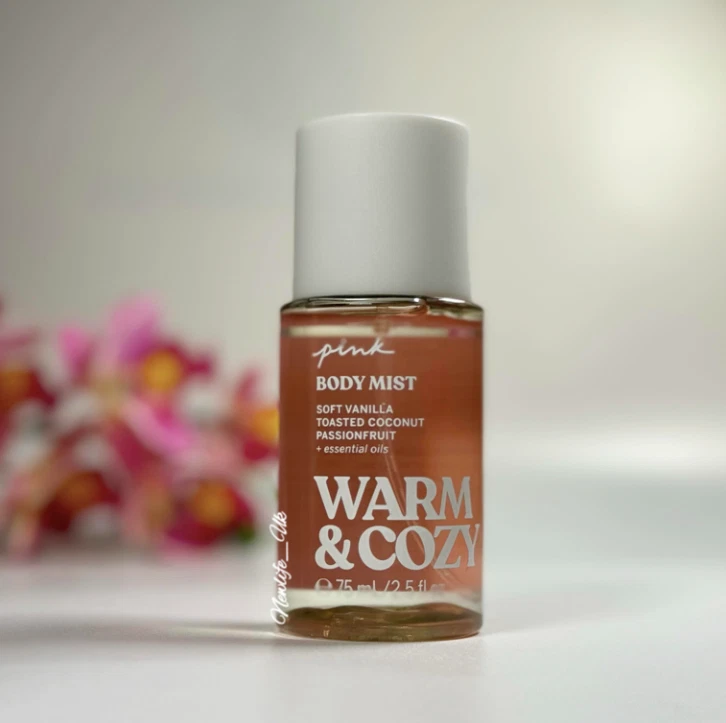 Victoria's Secret Pink Mini Warm and Cosy Fragrance Travel Body Mist 75 ml/New