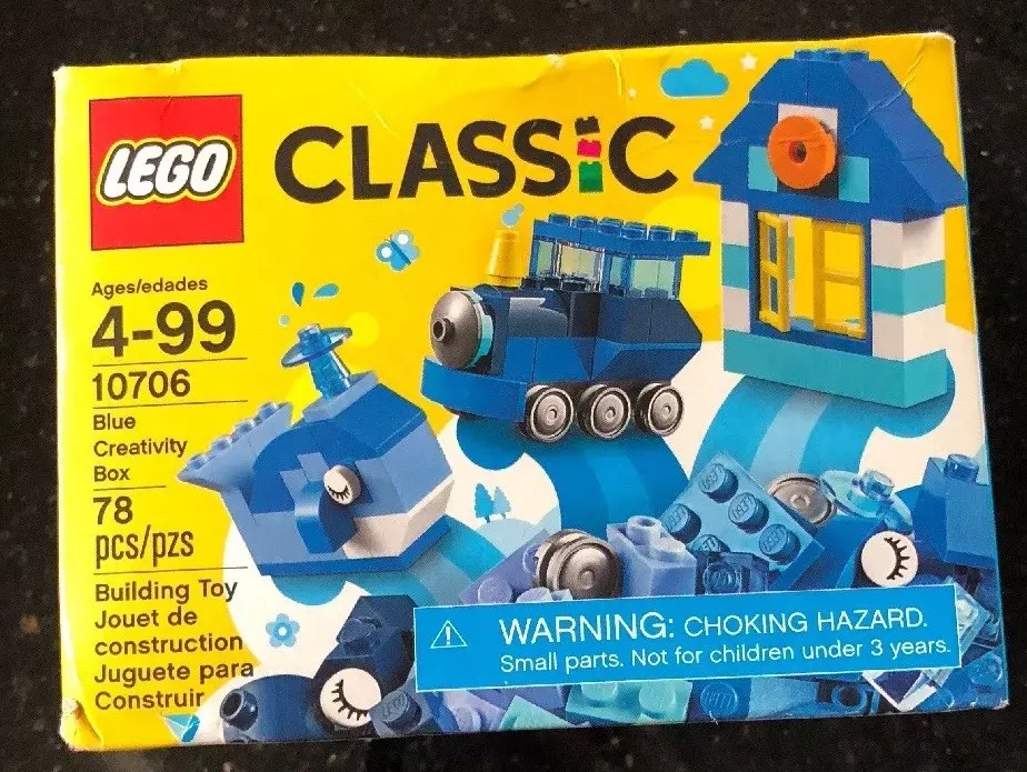 Lego Classic BLUE Creativity Box 78 Pieces Building Set eBay