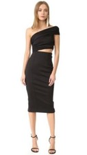 Misha Collection Dress 2 Black Beradonna Date Night Minimalist Chic