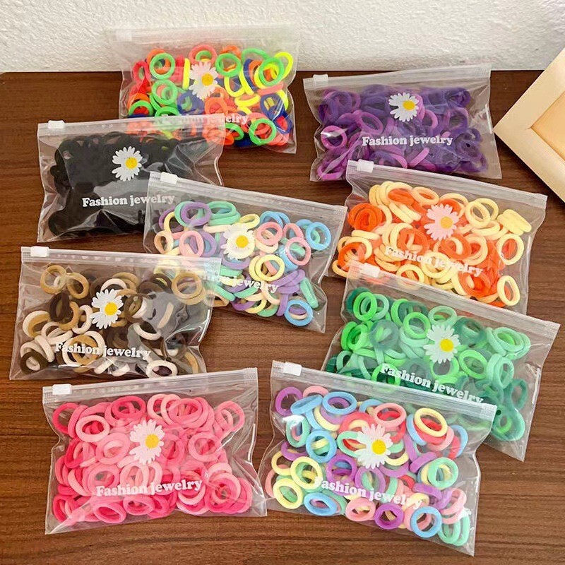 Friendly Twirls 50 Pezzi Mini Fasce Elastiche Infinite Per Capelli – Per Bambine E Bambini, UK