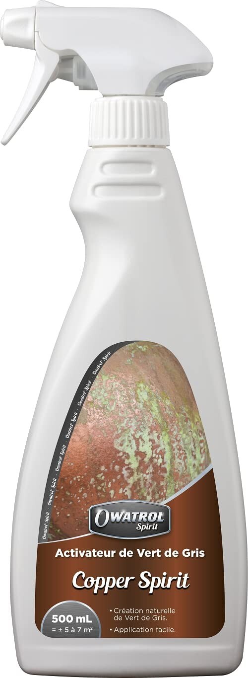OWATROL COPPER SPIRIT -Spray Attivatore di Ruggine Decorativa Verde Rame 500 ml