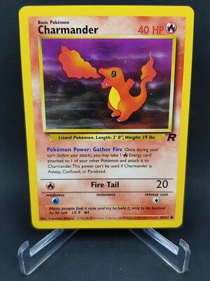 Pokemon Charmander 50/82 Team Rocket Unlimited NM | eBay