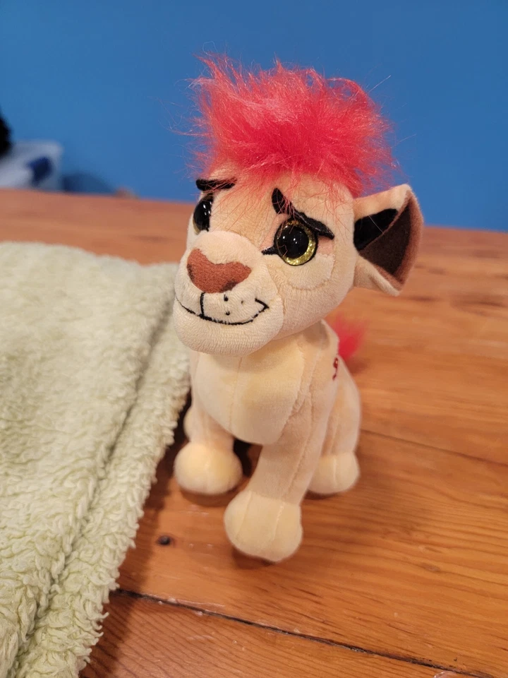 Manta Bebé Rey León Con Kion Ty - Verde Simba Bordada Joven León Cachorro Foto 2 de 4