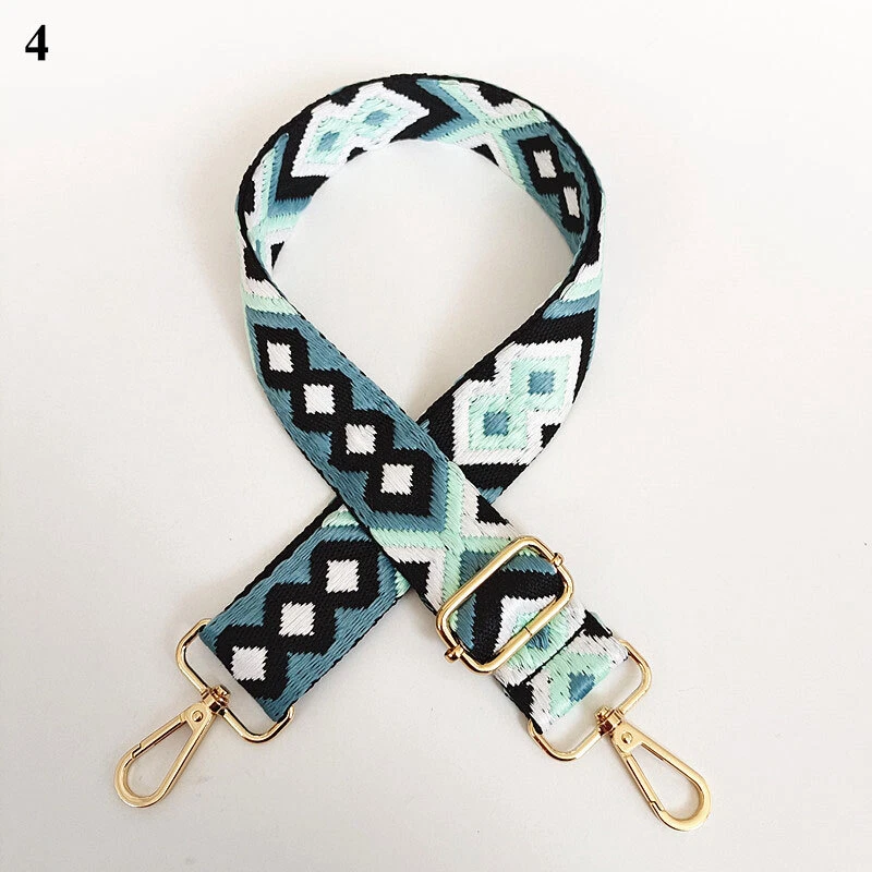 Colorful Wide Ethnic Style Bag Belt Casual Accessory  