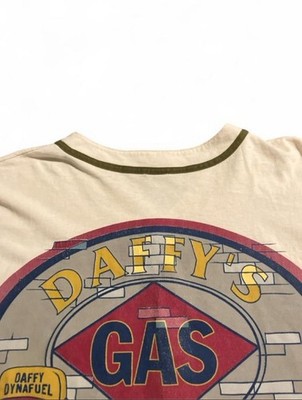 1995 Vintage Sun Sportswear Daffy Duck Gas Service Station BBall Jersey Shirt L