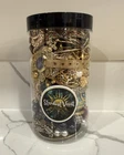 Gold Tone 3.01 lb Mystery Jewelry Jar – Wearable Vintage & Modern Costume