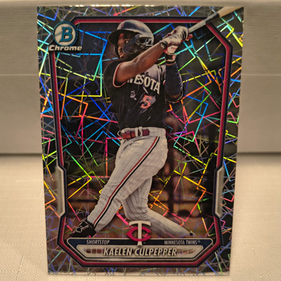 Kaelen Culpepper [Super Lazer Refractor] #BCP-143 2026 Bowman Chrome Prospect