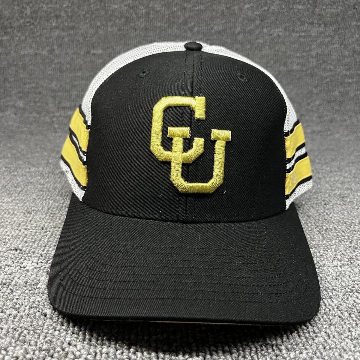 '47 Brand Colorado Buffaloes CU Trucker Snapback Hat Black White Gold