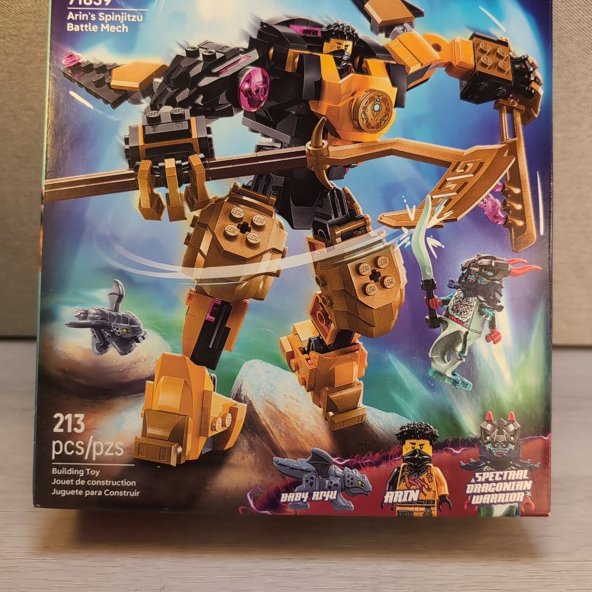 LEGO NINJAGO Arin's Spinjitzu Battle Mech Building Toy - Ninja