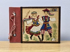 Vintage Polish Folk Krakow Souvenir Notebook Scrap Pad