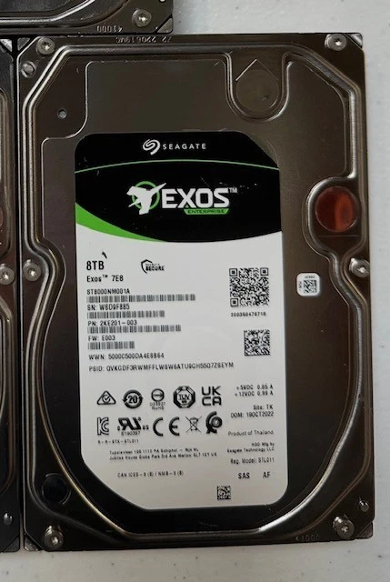 Seagate SAS Internal Hard Disk Drives 8 TB Storage Capacity for