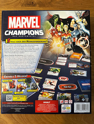 Fantasy Flight Games Marvel Champions: Das Kartenspiel Grundspiel MC01de 1-4