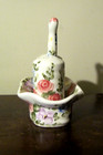 Tabletops Unlimited English Garden 3-Piece Set Salt & Pepper Shakers & Caddy — photo 2