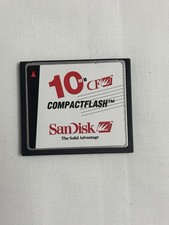 SanDisk 10 MB CompactFlash Memory Card - OEM - SDCFB - Tested