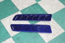 10-14 Mustang Deep Impact Blue Pair Lh Rh Hood Bonnet Louvers Vents Oem Factory
